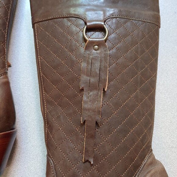 Golden Guns Quilted Cowboy Boots - NEW - Picture 3 of 8
